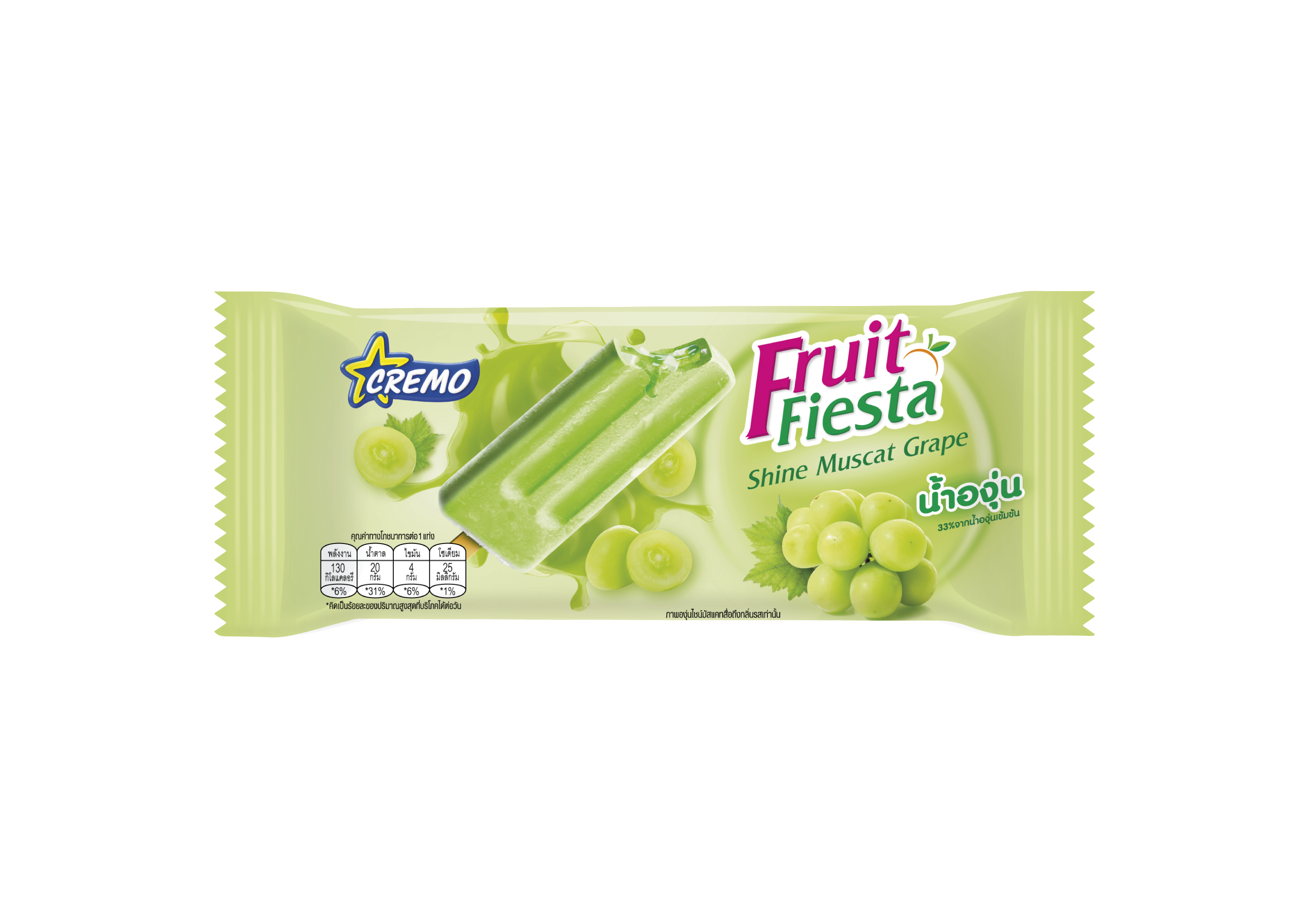 Kem Fruit Fiesta vị nho mẫu đơn